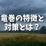 【対策】日本で増える自然災害: 竜巻の特徴と対策とは？